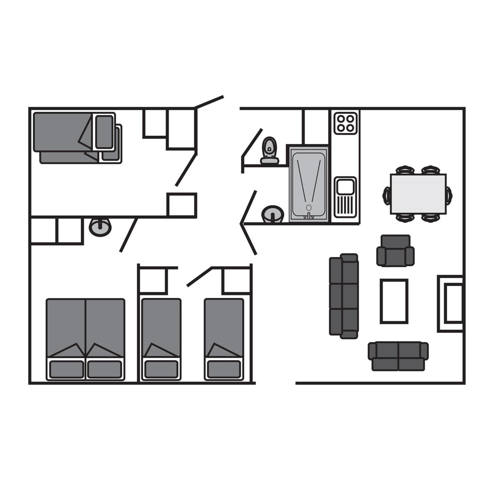 Comfort 6-Person Dog Bungalow In The Holiday Park Landal Heideheuvel Beekbergen Rom bilde